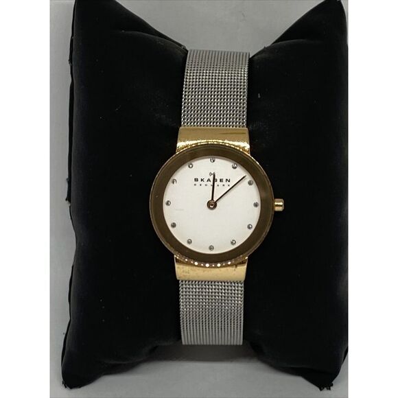 Skagen Freja 358SRSC Women\'s Stainless Steel Mesh Analog Dial Quartz Watch JK633 main image 5